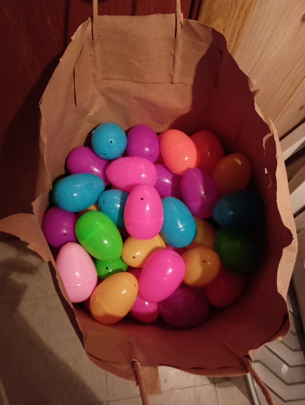 3/$10 🌟 Assorted Plastic Multi-Colored Holiday Easter Eggs Party Bag